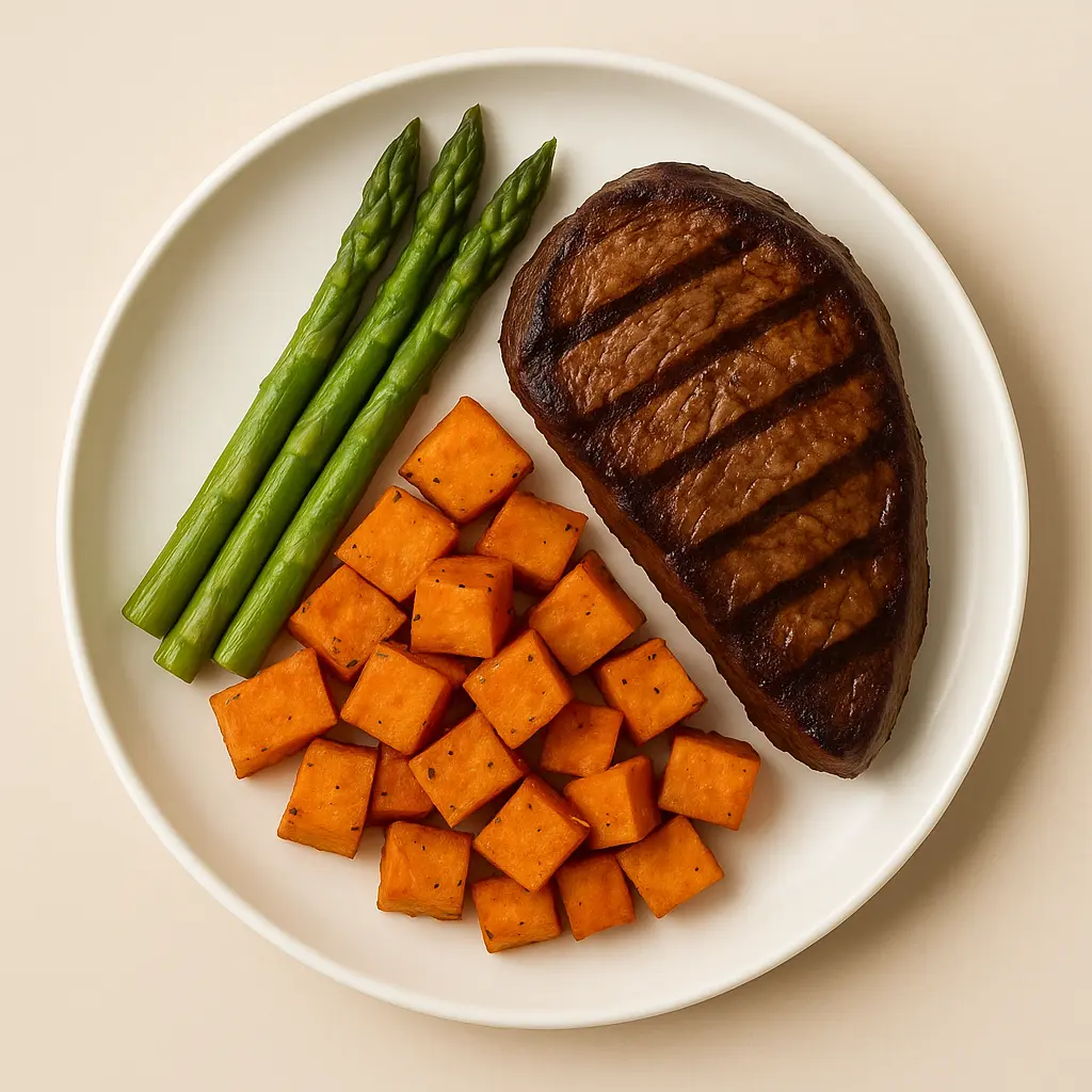 Steak con Camote